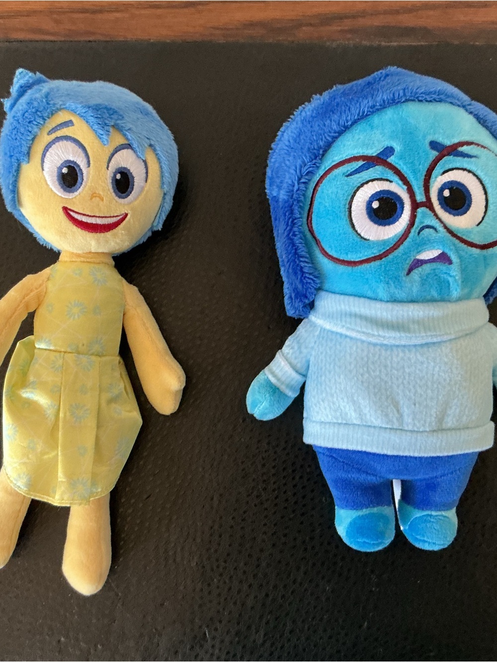 Disney Pixar Inside Out 2 Talk -It-Out Joy Sadness Plush Lot of 2 Sound Works